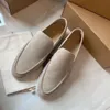 Sıradan Ayakkabı Schuhe Valk Moccasins Mens Vintage Kahverengi Kayıp Deri Deri Loafer Tasarımcıları Spor Sneaker Loro Düz Eğitmeni Açık Seyahat Zammı Tenis Ayakkabı