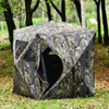 Tält och skyddsrum 300D Mesh Polyester Camouflage Net Backyard Garden Front Gard staket Camo Netting Outdoor Accessories for Hunting Party