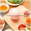 Fruit Vegetable Tools Electric Garlic Press Crusher Kitchen Cooking Meat Grinder Mini Food Chopper For Nut Onion 210319 Drop Deliv Dh01H