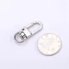 Keychains QOONG 10 Pieces Classic Men All-match Keychain Wait Hanged Key Chain Spring Buckle Ring Metal Car Keyrings Accessories