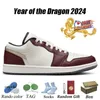 2024 Year of the Dragon Shoes jumpman 1 retro low OG Force1 Ja 1s Kd 4 2.0 Vol 7 J38 Jumbo Mens Womens Chinese New Year Basketball Shoe Outdoor Trainers