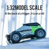 1/32 Mini Remote Control Off-Road Trucks Inbyggda dubbla LED-lampor 2,4 GHz Höghastighet RC Crawler Vehicle Model Toys for Kids Gift 240127