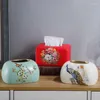 Bottles Nordic Ceramic Tissue Box Dry And Wet Storage Rack Dressing Table Decoration Napkin Organizer Home Crafts