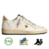 Scarpe casual di design OG Scarpe da ginnastica fatte a mano in pelle scamosciata con glitter oro Ball Star Scarpe da ginnastica da basket argento con piattaforma vintage di lusso superiore da donna di marca italiana