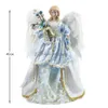 Juldekorationer Standing Treetop Figurine Angel i klänning Hembordsdekoration Rose Gold Tree Topper Adornos 221123 Drop Delive DHSPF