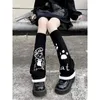 Женские носки в стиле Лолиты, милый комплект гетр JK Spicy Girl, средний трикотаж, длинные комплекты