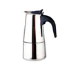 Ensemble de vaisselle cafetière italienne Espresso Machine Kettle Stoveetop en acier inoxydable Pot français