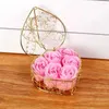 Decorative Flowers 1 Set Of Iron Basket Rose Flower Soap Gift Box Birthday Valentine's Day Wedding Girlfriend Woman Wife Mother's