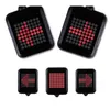 Other Lighting Accessories 64LEDs Bicycle Smart Auto Brake Sensing Light Turn Signals Light Laser IR Safety Warning Rear Tail Light MTB Bike Cycling Lights YQ240205