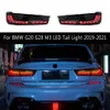 Zespół tylnych części samochodowych dla BMW G20 G28 M3 325I 320i LED Light Light 19-21 Hamurzone Parking Runking Light Streamer Sygnał skrętu