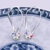 Orecchini pendenti URMYLADY Orecchino in argento 925 Elegante fidanzamento Colorato Nobile Bellissimo gioiello di moda Prezzo di fabbrica Regalo carino