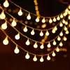 Night Lights 10M Ball LED String Light Outdoor Chain Garland Lamp Bulb Fairy Party Home Wedding Garden Christmas Decoration