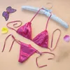 Bras Sets Est Silk Thong G-string Lace Sexy Underwear Women Panties Female Low Waist String Lingerie Intimates Thongs T-back