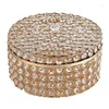 Jewelry Pouches European Crystal Candy Tray Cosmetics Storage Box Wedding Decoration Props Fruit Plate