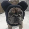 Abbigliamento per cani Gea invernale Cappello da pet coulstring Regolabile per calore auricolare auricolare auricolare colore solido esterno