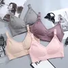 Intimo maternità Reggiseno allattamento prima della gravidanza Bottone aperto Reggiseno allattamento senza ferretto Donne incinte Allattamento al seno Otpju