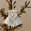 Decorações de Natal 1 PC Nordic Boho Borla Macrame Pendurado Árvore Bohemian Ornamento Decoração do Quarto 2024