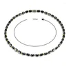 Ожерелье-колье с гематитом и терапией Черный Для здоровья Женское Ювелирные изделия унисекс Be N2UE