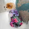 Hondenkleding Huisdierkleding voor honden Katten Leuke bloem Zomer Puppy Rok Prinses Jurken Feest Kleine outfitkleding met vlinderdas