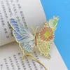 Metal Butterfly Flower Bookmarks Exquisentiony Hollow Tassel Pendant Book Clip Students Reading Tool School Stationery Supplies