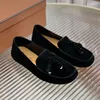 Casual Shoes Loafers Flat Low Face Sheepskin Cowhide Oxford Shoes Moccasins Summer Walking Comfort Loafers Loafers Flats Loro Shoes