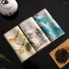 Tea Napkins Towel Chinese Painted Tablecloth Kitchen Absorbent Rag Table Mat Ceremony Set Accessories