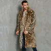 Designer Fur Coat for Mens Winter Warmth Casual Loose Thick Large Size Korean Windbreaker N3CX