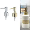 Liquid Soap Dispenser Gold Silver Pump Head Press Spring Lotion Face Cream Shampoo Travel Essential