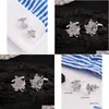 Gemelli da uomo in puro rame creativo a forma di foglia camicia francese moda gemelli fissatore regalo personalizzato consegna di gioielli cravatta clas Dhdtk