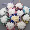 Decorative Flowers Wedding Decoration Mariage Rose Wrist Corsages Hand Flower Silk Lace PE Foam Artificial Brides Bridesmaid Christmas