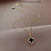 collana van clover s925 collana quadrifoglio a doppia faccia luce di lusso piccole signore regalo di San Valentino 520 per la fidanzata