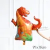 Party Decoration 4D DIY enorm folie Dinosaur Balloons Assembly Wild Tyrannosaurus Rex Balloon Jungle Birthday Baby Shower Supplies