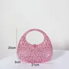 Mode femmes diamant sacs à main et sacs à main Transparent acrylique luxe fête bal sac de soirée décontracté Bling clair pochette 240119