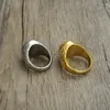 Cluster Ringen Heren Roestvrij Stalen Ring Vintage Goud Kleur Rood/Zwart Kristal Fashion Party Mannelijke Sieraden