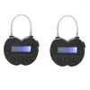 Smart Lock 2X Time Display LCD Timer elettronico da viaggio multifunzione Lucchetto temporaneo ricaricabile tramite USB