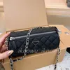 2024 Mini Pillow Nylon Shoulder Bags designer bag woman handbag crossbody chain bag luxury handbags cylinder purses TOP