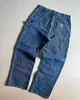 Jean Streetwear Y2K pour hommes, pantalon Hip Hop multi-poches rétro bleu Baggy, Harajuku gothique, taille haute, jambes larges, 240127