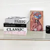 Decorative Figurines Modern Simulation Books Decorations For Home Luxury Coffee Table Storage Box Living Room Study Soft Fake Book