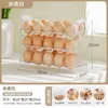 Egg Rack Holder Storage Box Basket Container Organizer Kylskåp Dispenser för köksmatbehållare 240125