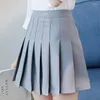 Vestidos de trabalho femininos elegantes saia plissada harajuku estilo preppy saias xadrez mini bonito uniformes escolares japoneses senhoras jupe kawaii y2k