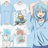 Men's T Shirts That Time I Got Reincarnated As A Slime Rimuru Tempest 3D Print Shirt Women Men Summer Short Sleeve Funny Tshirt Graphic Tees