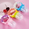 PACIFIERS Baby Teether Food Rattle Fruit and Vegetable Bite Bag Pacifier Eat Sile Drop Delivery Oti4m