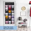Hooks Transparent Portable Wall Hook Storage Bag Cap Organizer With Deep Pockets To Protect Store And Display Closet