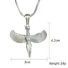 Choker Women Egyptian Goddess Isis Necklace Ancient Egypt God Collar Necklaces Men Fashion Neck Collars Silver Color Chain