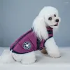 Vêtements de chien Harnais pour animaux de compagnie Gilet Vêtements Chiot Vêtements Veste imperméable Hiver Chaud pour petits chiens Shih Tzu Chihuahua Pug Manteau