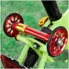 Cadres de vélo Muqzi Easy Wheels Extension Rod Barre de roue pliante Télescopique pour Brompton 230619 Drop Livraison Sports Extérieur Cyclisme Bi Dhm08