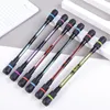 4pcs Funny Spinning Gel Pen For Student Writing Pens 0.5mm Creative Fashion Decompress With Battery Xmas Gift Students