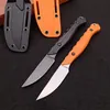 2Modelli 15700 Coltello a lama fissa Flyway CPM-154 Coltello tattico EDC con dorso dritto satinato Arancione G10 Maniglie Sopravvivenza esterna Escursionismo Coltelli tattici EDC 15017 173 15500 Strumenti