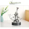 ton Cradle Balance Steel Balls Science Pendulum Desk Toy Metal Ball School Teaching Supplies Creative Decoration 240123