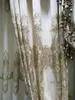 Curtain Italy Luxus-Vorhänge für Wohnzimmer, Aprikosen-Perlengrau, 1 Meter breites Fenster